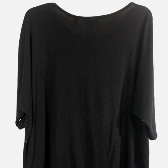 Catherine's Black Sequin Petite Top - Picture 2 of 2